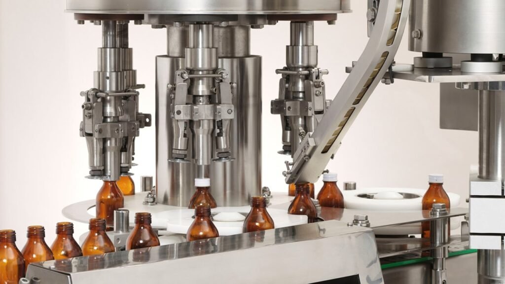 Automatic Multi-Head Cap Sealing Machine